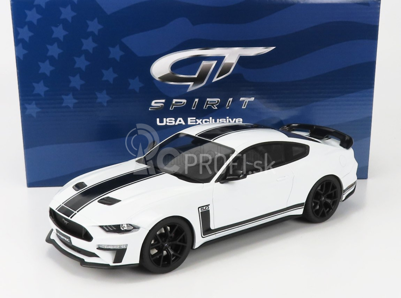 Gt-spirit Ford usa Mustang Coupe 5.0 R-spec Rhd 2020 1:18 White Black