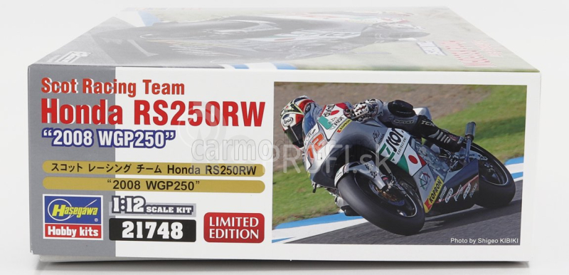 Hasegawa Honda Rs250rw Team Scot Racing N 72 Wgp 250 2008 1:12 /