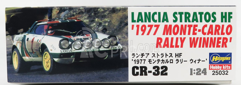 Hasegawa Lancia Stratos Hf Alitalia (nočná verzia) N 1 Winner Rally Montecarlo 1977 S.munari - S.maiga 1:24 /