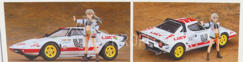 Hasegawa Lancia Stratos N 4 s figúrkou Lucy Mcdonnell 1:24 /