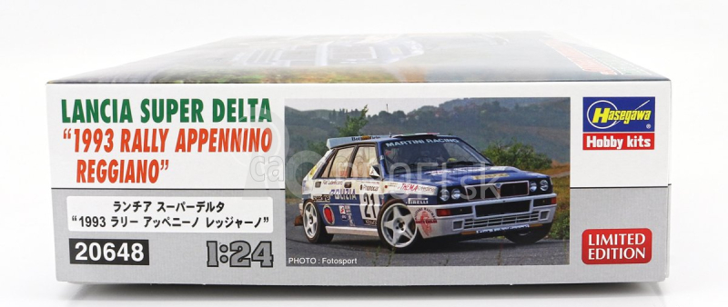 Hasegawa Lancia Super Delta Hf Integrale Polizia N 21 Rally Appennino Reggiano 1993 V.gomboso - O.tobaldo 1:24 /