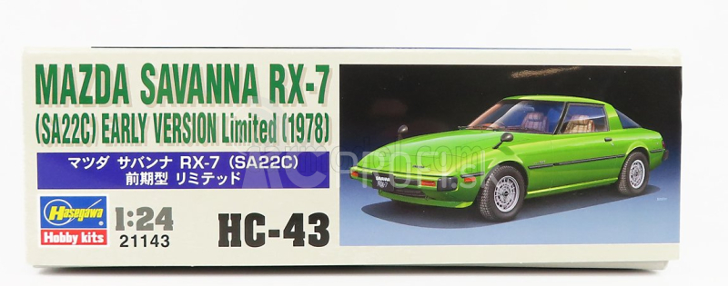 Hasegawa Mazda Savanna Rx-7 (sa22c) 1978 1:24 /