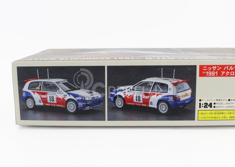 Hasegawa Nissan Pulsar Gti-r N 18 Rally Acroplis 1991 B.melander - S.blomqvist 1:24 /