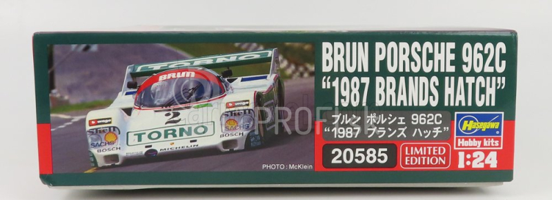 Hasegawa Porsche 962c Team Brun N 2 Brands Hatch 1987 J.mass - O.larrauri 1:24 /