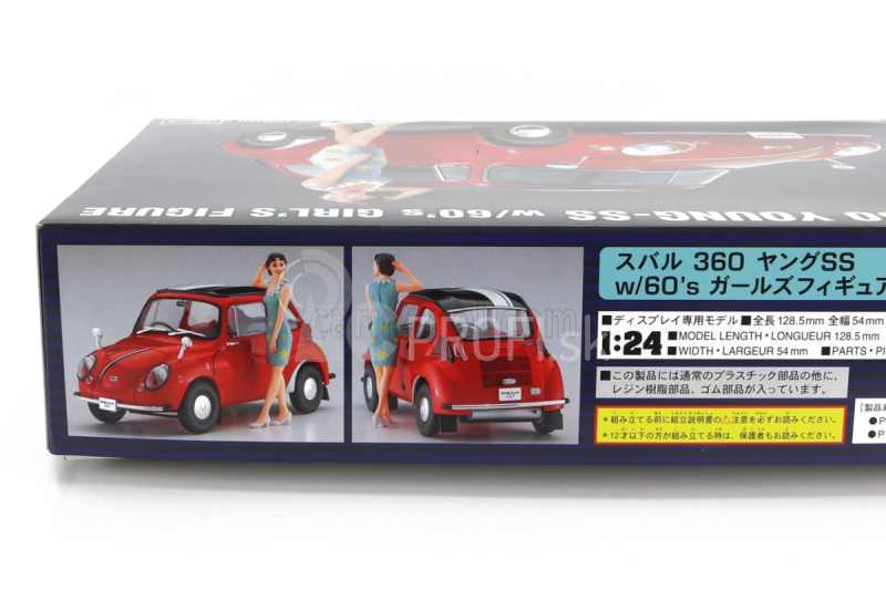 Hasegawa Subaru 360 Young-ss s figúrkou dievčaťa 1958 1:24 /