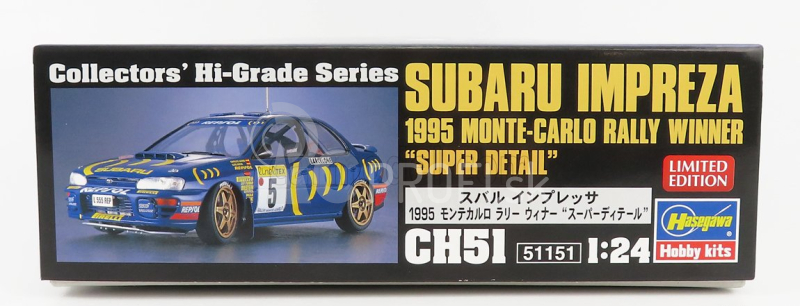 Hasegawa Subaru Impreza N 5 Víťaz Rally Montecarlo 1995 C.sainz - L.moya 1:24 /