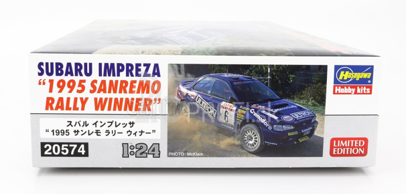 Hasegawa Subaru Impreza N 6 Víťaz Rally Sanremo 1995 A.alessandrini - P.liatti 1:24 /