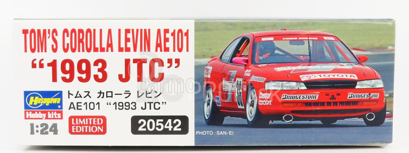 Hasegawa Toyota Corolla Levin (ae101) N Jtc Sezóna 1993 - N 36 - N 37 1:24 /