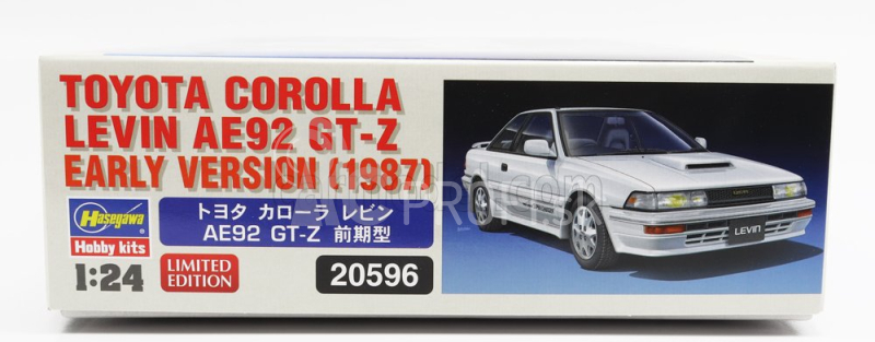 Hasegawa Toyota Corolla Levin (ae92) Gt-z Early Version 1987 1:24 /