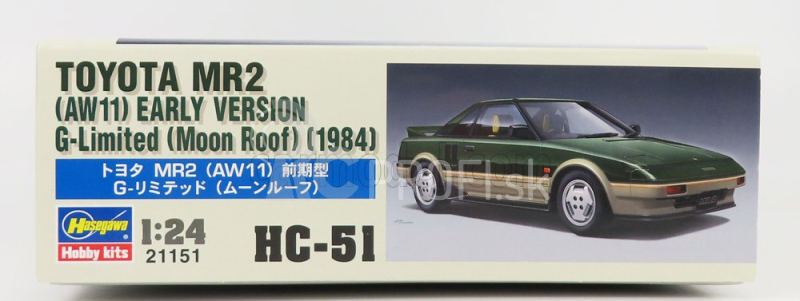 Hasegawa Toyota Mr2 (aw11) 1984 1:24 /