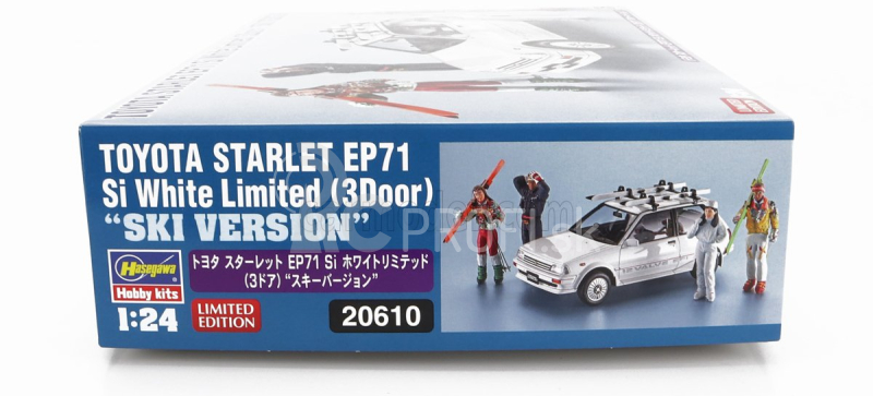 Hasegawa Toyota Starlet Ep71 Si Ski verzia 1987 1:24 /