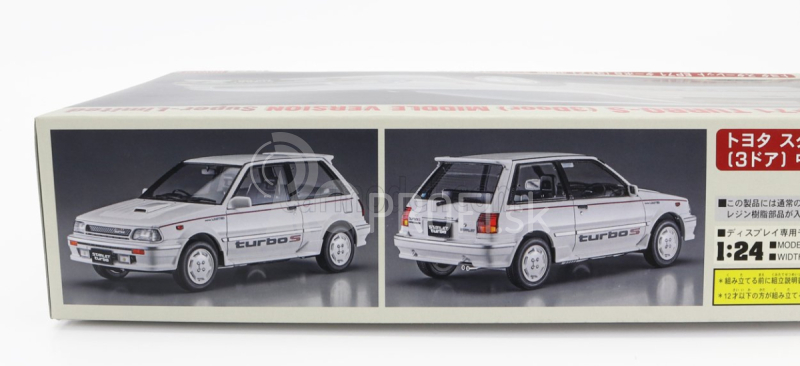 Hasegawa Toyota Starlet Ep71 Turbo S Stredná verzia 1987 1:24 /