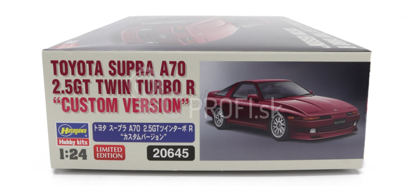 Hasegawa Toyota Supra (a70) 2.5gt Twin Turbo R Custom 1989 1:24 /