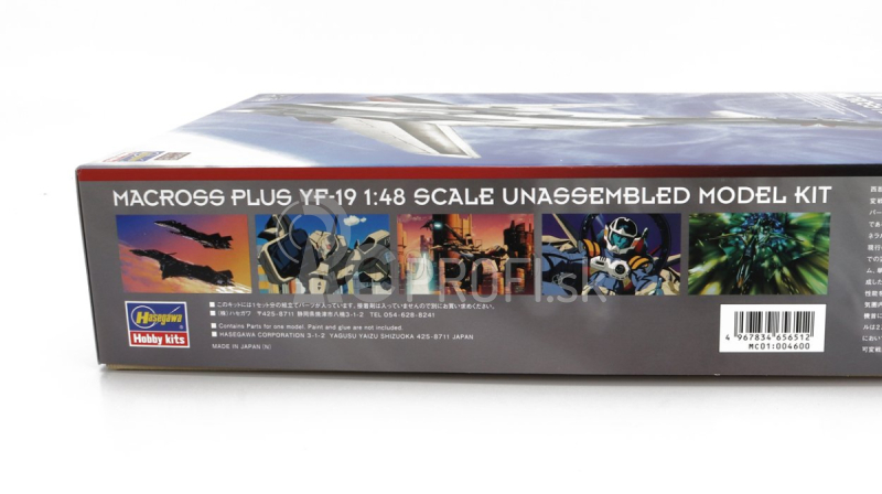 Hasegawa Tv seriál Yf-19 Robot Advance Variable Fighter Airplane Macross Plus 1:48 /