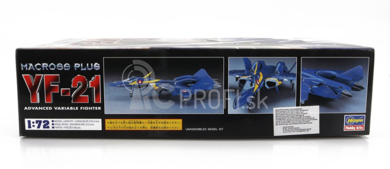 Hasegawa Tv seriál Yf-21 Robot Advance Variable Fighter Airplane Macross Plus 1:72 /