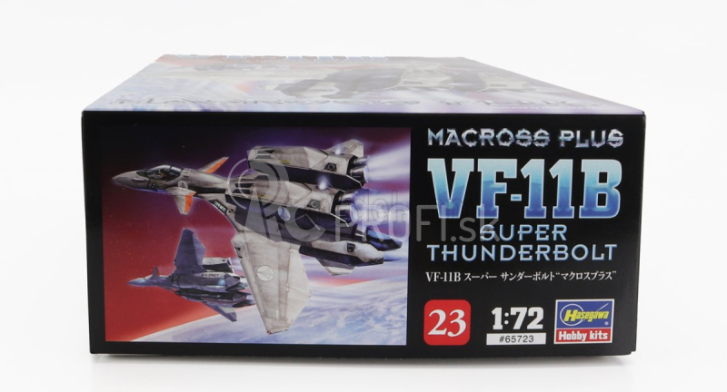 Hasegawa Tv series Vf-11b Super Thunderbolt Robot Advance Variabilné stíhacie lietadlo Macross Plus 1:72 /