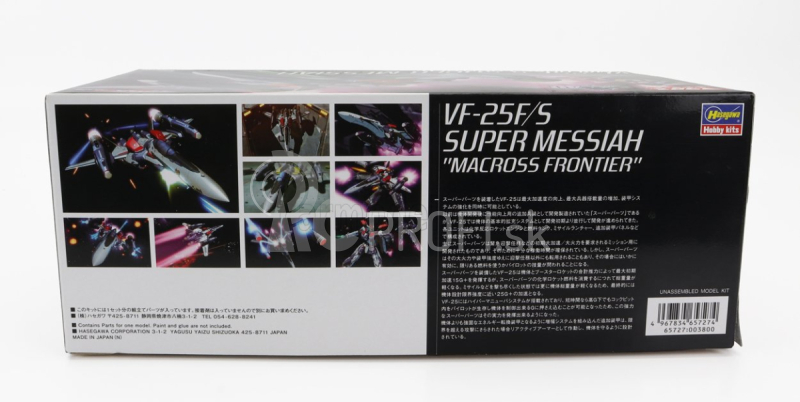 Hasegawa Tv series Vf-25f/s Super Messiah Robot Advance Variabilné stíhacie lietadlo Macross Frontier 1:72 /