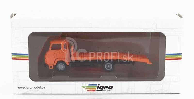 Herný model Alfa romeo A19 Truck Assistance Carro Attrezzi - Tow Truck Road Service 2-assi 1:87 Orange