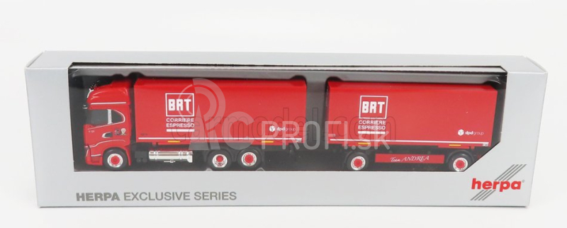 Herpa Iveco fiat S-way Truck Brt Corriere Espresso 2022 1:87 červená