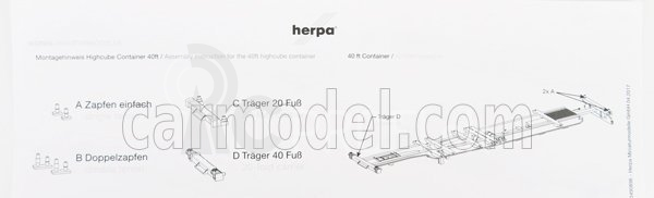 Herpa Iveco fiat S-way Truck Lng Hannibal Transports 2020 - Bez kontajnera Eucon 1:87 Ružovo žltá