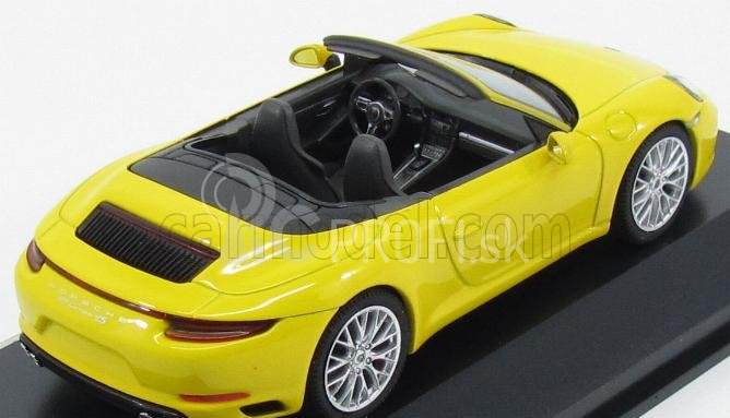 Herpa Porsche 911 991 4s Cabriolet 2015 1:43 Žltá