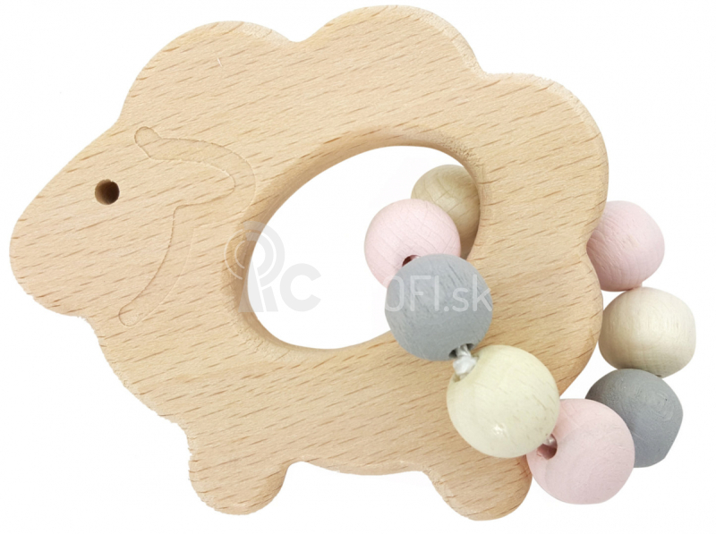 Hess Rattle Sheep Pink