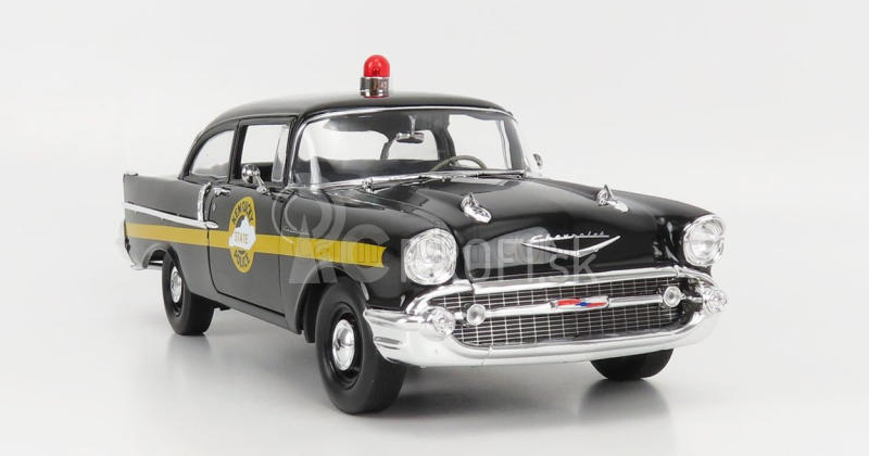 Highway61 Chevrolet 150 Sedan Kentucky State Police 1957 1:18 čierna