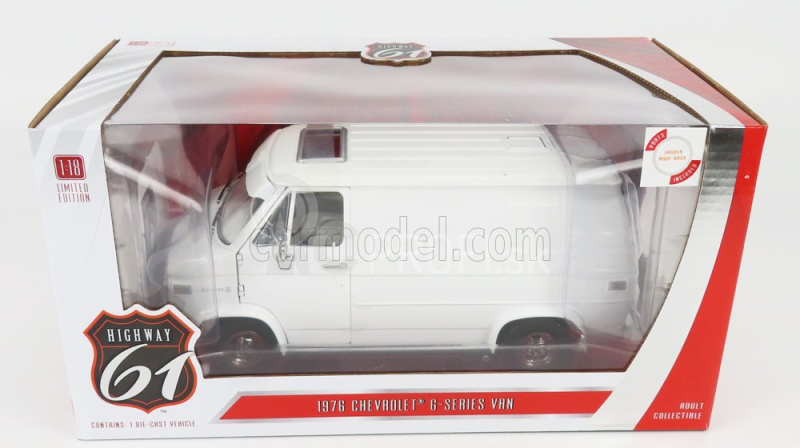 Highway61 Chevrolet G-series Van 1976 1:18 Biela