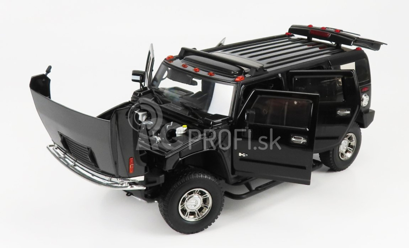 Highway61 Hummer H2 Police 2006- Ncis 1:18 Tmavo šedá