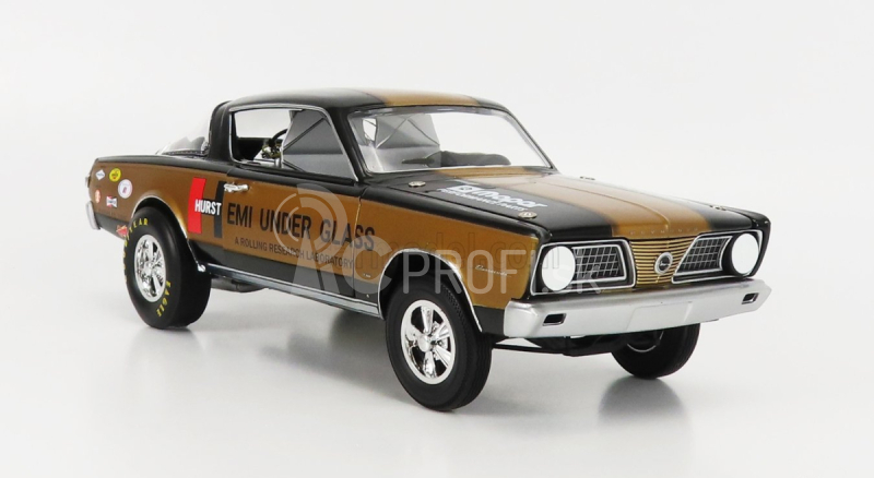 Highway61 Plymouth Barracuda Hemi Pod sklom N 0 Coupe 1966 1:18 čierna