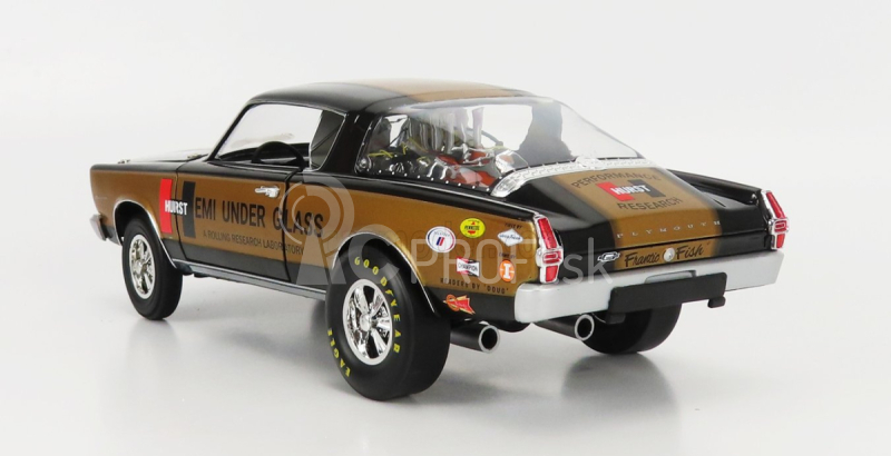 Highway61 Plymouth Barracuda Hemi Pod sklom N 0 Coupe 1966 1:18 čierna