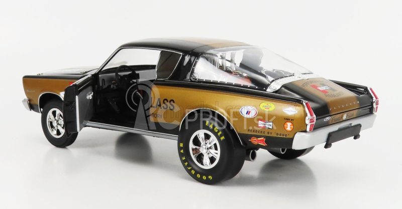 Highway61 Plymouth Barracuda Hemi Pod sklom N 0 Coupe 1966 1:18 čierna