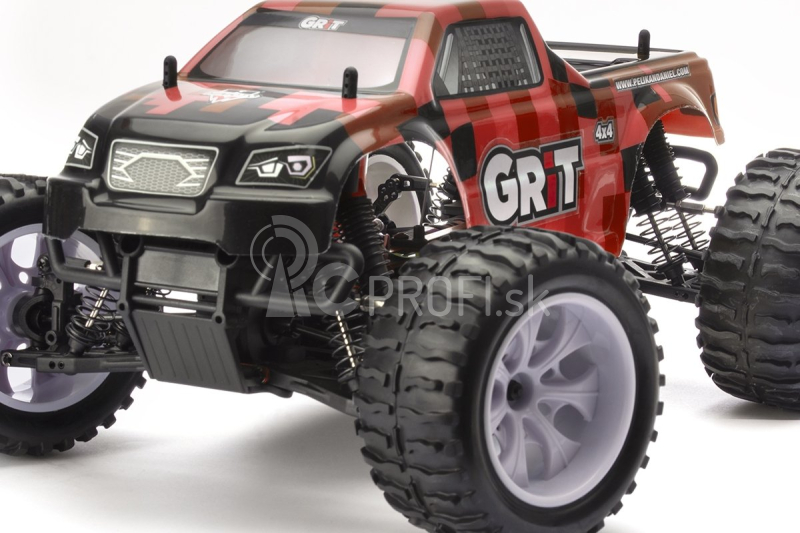 HiMOTO Monster EMXT GRIT, červené kocky