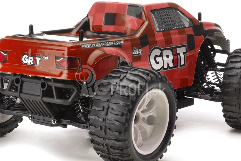 HiMOTO Monster EMXT GRIT, červené kocky