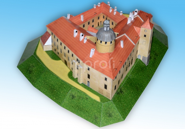 Hrad Grabstein - papierový model 1:250