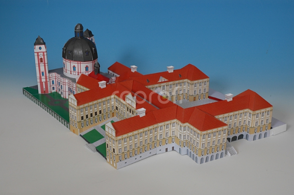 Hrad Jaroměřice n. Rokytnou - papierový model 1:350