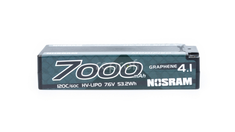 HV Modified GRAPHENE-4.1 7000mAh Hardcase Akku - 7.6V LiPo - 135C/65C