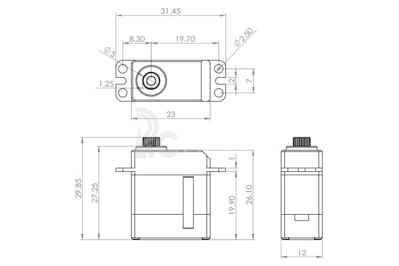 HV93 (0,05s/60°, 3,2 kg.cm)