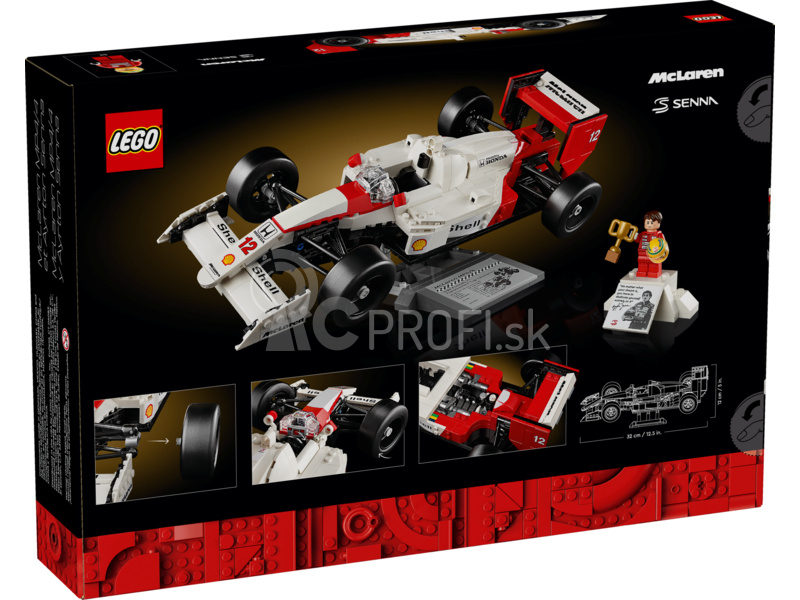 Ikony LEGO - McLaren MP4/4 a Ayrton Senna