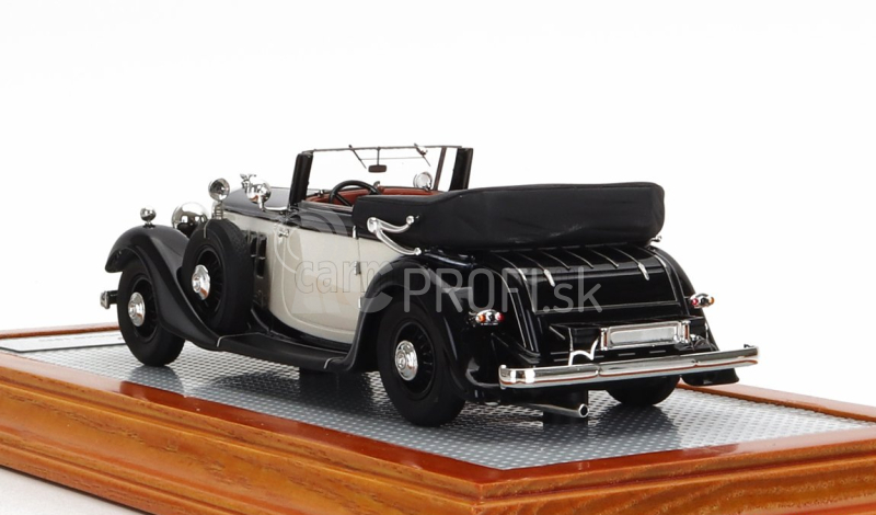 Ilario-model Horch 780 Sport Cabriolet Open 1933 1:43 Biela čierna