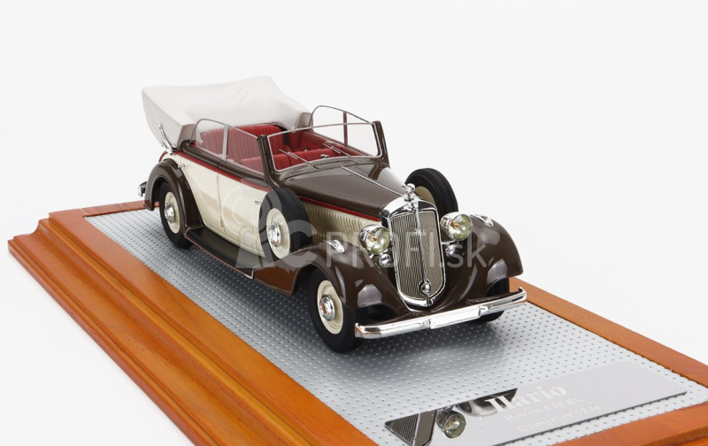 Ilario-model Horch 830 Bl Cabriolet Closed 1936 1:43 Hnedá béžová