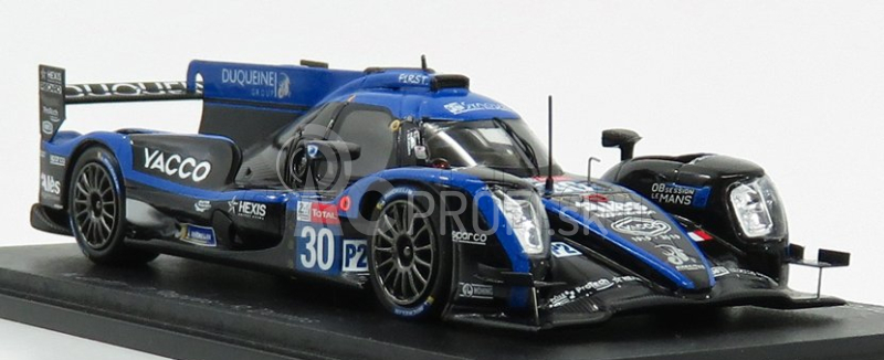 Iskra-model Oreca 07 Gibson Gk428 4.2l V8 Team Duqueine Engineering N 30 24h Le Mans 2019 R.dumas - P.ragues - N.jamin 1:43 Modrá Čierna