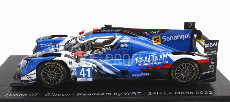 Iskra-model Oreca Gibson 07 Gk428 4.2l V8 Team Realteam By Wrt N 41 24h Le Mans 2022 R.andrade - F.habsburg Lothringer - N.nato 1:43 Svetlomodrá Biela Čierna