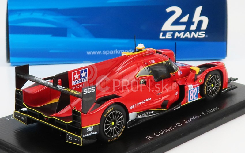 Iskra-model Oreca Gibson 07 Gk428 4.2l V8 Team Risi Competizione N 82 24h Le Mans 2021 R.cullen - O.jarvis - F.nasr 1:43 Red