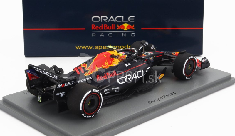 Iskra-model Red bull F1 Rb19 Team Oracle Red Bull Racing N 11 2nd Bahrain Gp 2023 Sergio Perez 1:43 Matt Blue