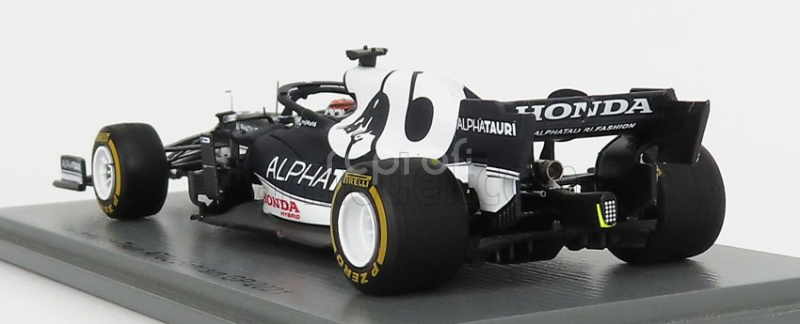 Iskrový model Alpha tauri F1 At02 Honda Ra620h Team Alpha Tauri N 22 Bahrain Gp 2021 Yuki Tsunoda 1:43 White Blue