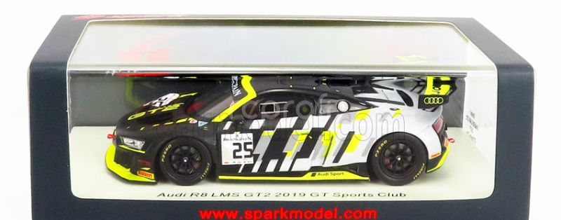 Iskrový model Audi R8 Lms Gt2 Team Audi Sport N 25 2019 1:43 Black Silver