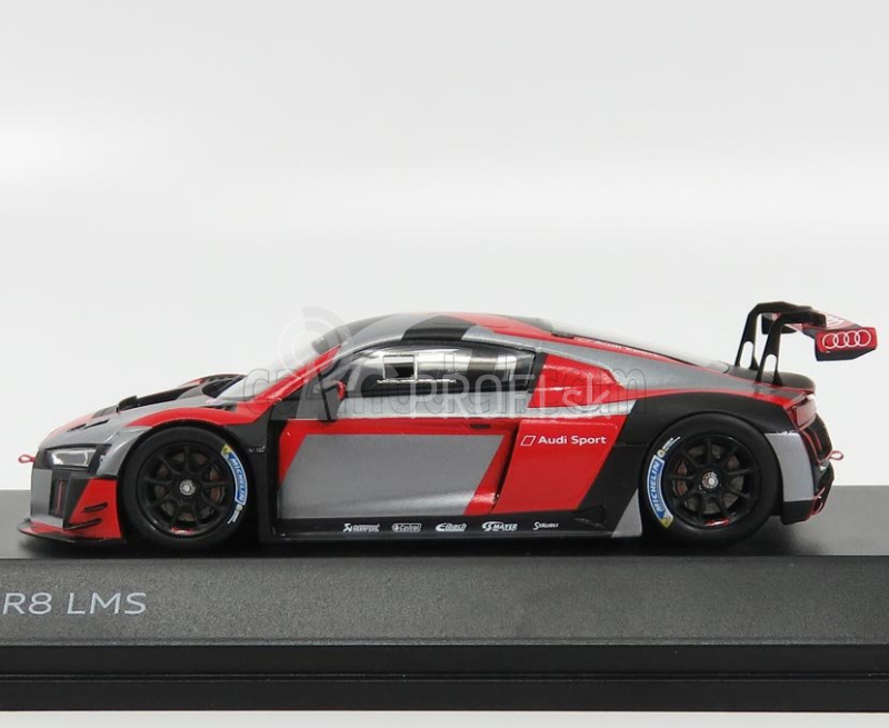 Iskrový model Audi R8 Lms Team Audi Sport N 0 Press Season 2017 1:43 Red Silver Black