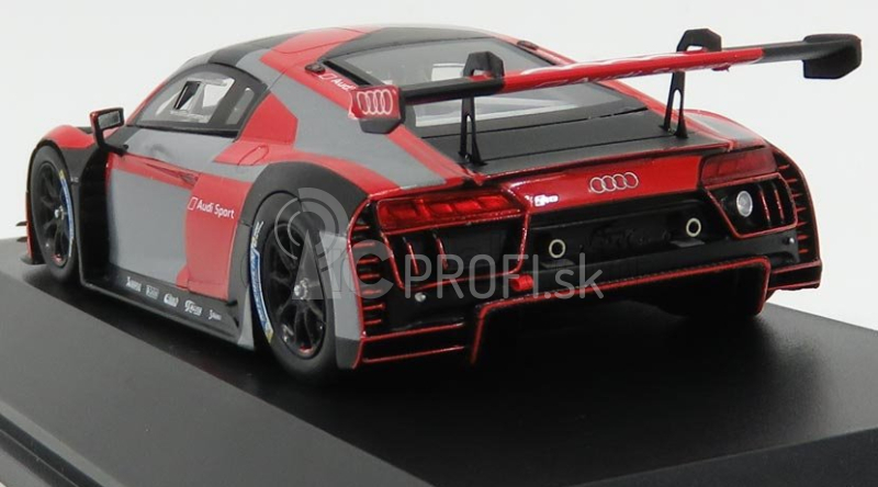 Iskrový model Audi R8 Lms Team Audi Sport N 0 Press Season 2017 1:43 Red Silver Black