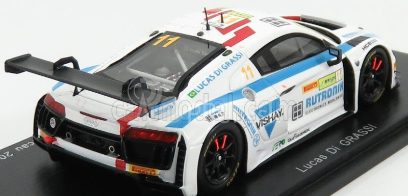 Iskrový model Audi R8 Lms Team Hcb Rutroni Racing N 11 Fia World Gt Cup Macau 2017 L.di Grassi 1:43 White